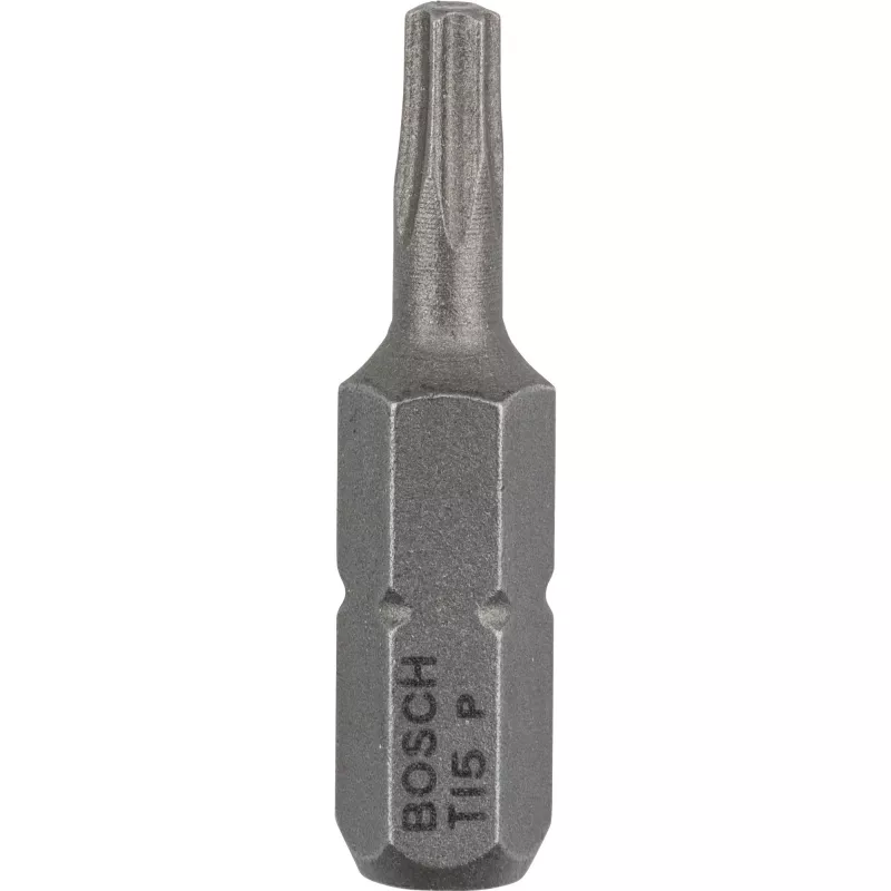 Bosch schroefbit extra hard, 3 stuks, Torx, T15, staal, T15, 25 mm
