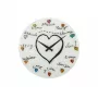 NeXtime klok 8030 Loving You, Ø43 cm, wand, wit/meerkleurig