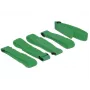 Klittenbandsluiting DeLOCK 18706 groen 5 stuks