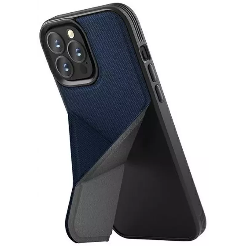 UNIQ Transforma hoesje voor iPhone 14 Pro Max 6,7, MagClick Charging, elektrisch blauw