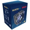 Luchtkoeler Akasa Alucia H4 12 cm zwart blauw hydrodynamisch glijlager