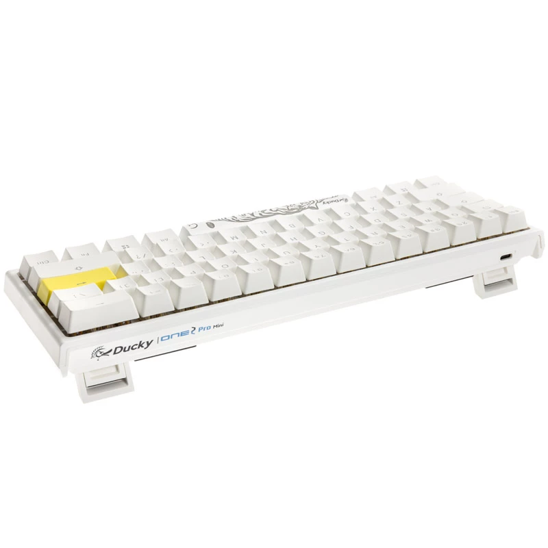 Ducky One 2 Mini Pure White RGB toetsenbord gaming USB US-Engels
