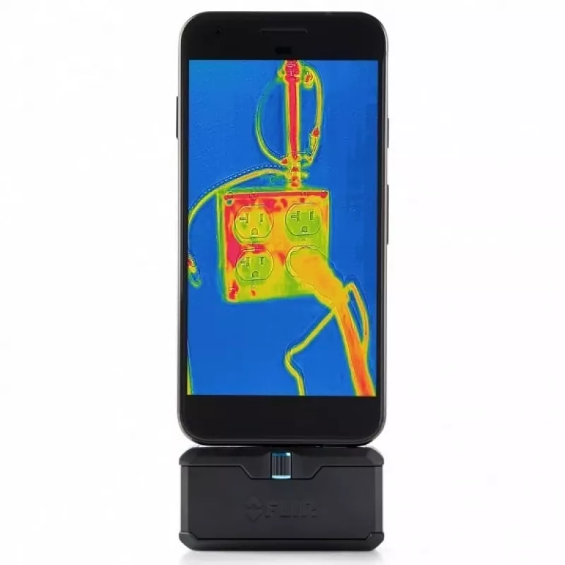 Warmtebeeldcamera FLIR ONE Pro Android USB-C — FLIR, model FP3AC, 8,7 Hz, NETD 150 mK, 8–14 µm, vast focus, USB-C