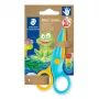 Schaar Staedtler Noris Junior rechte snit blauw geel 100 mm