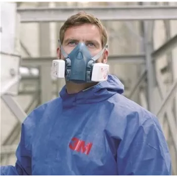 3M ademhalingshalfmasker 7501 maat S - silicone DIN EN 140 (7000104176)