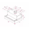Onderbouwkap Teka TL 6310, metaalfilter, geluidsniveau: n.v.t.