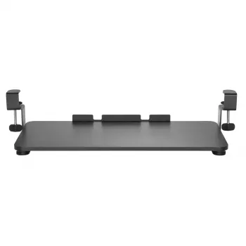 Maclean MC-839 toetsenbordlade | Lade onder het bureau voor toetsenbord en muis | Klembare toetsenbordlade | Ergonomische werkplekoplossing