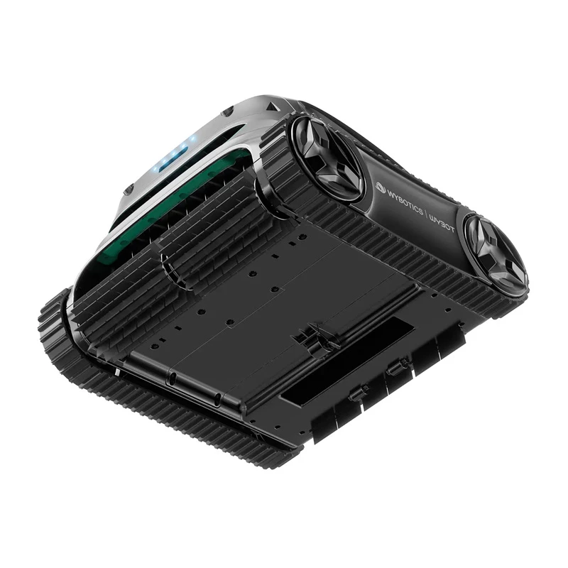 Wybot S2 Solar draadloze poolreinigingsrobot — Wybot S2 Solar poolreiniger, draadloze werking