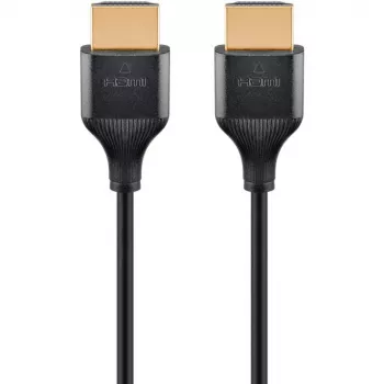 HDMI-kabel Goobay 75297 0,5 m HDMI type A stekker 48 Gbit/s zwart