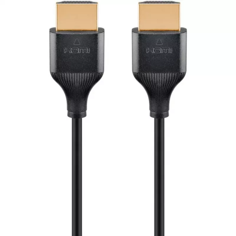 HDMI-kabel Goobay 75297 0,5 m HDMI type A stekker 48 Gbit/s zwart