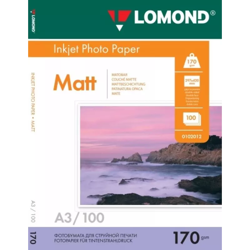 Inktjet-fotopapier Lomond 0102012 A3 170 g/m² dubbelzijdig