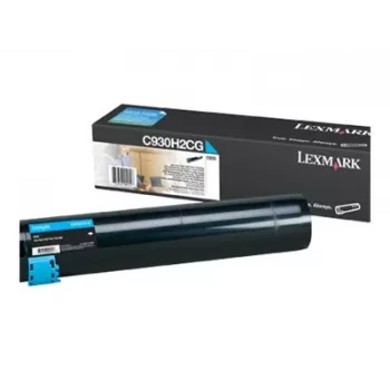 Lexmark - hoge capaciteit - cyaan - origineel - tonerpatroon LCCP - voor C935dn, 935dtn, 935dttn, 935hdn (0C930H2CG)