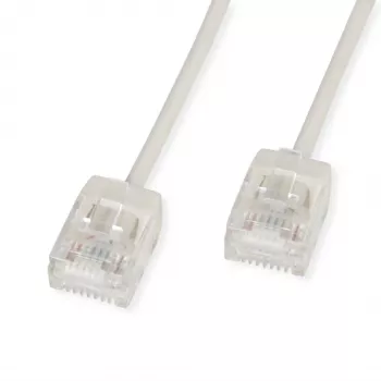 ROLINE UTP-patchkabel Cat.6A, ultrakorte RJ45, grijs, 3 m – netwerk – UTP (21.15.4403)