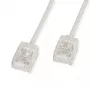 ROLINE UTP-patchkabel Cat.6A, ultrakorte RJ45, grijs, 3 m – netwerk – UTP (21.15.4403)