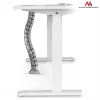 Kabelgoot-organizer voor het bureau MC-768 S zilver
