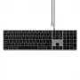 Satechi slank W3 toetsenbord USB-C met numeriek blok (Space Grijs)