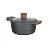Keukengerei Resto Kitchenware Capella 2,6 L rond zwart hout