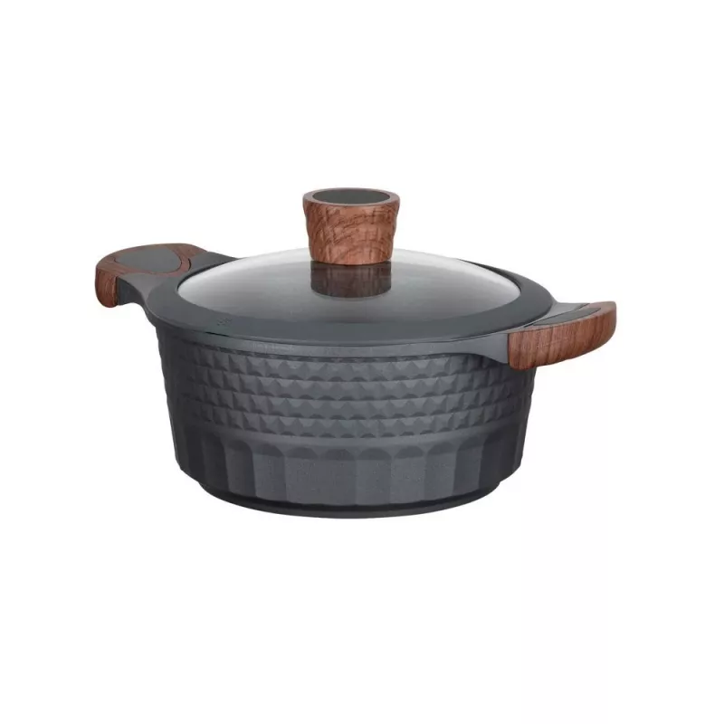 Keukengerei Resto Kitchenware Capella 2,6 L rond zwart hout