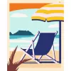 Kleurset Ravensburger CreArt – Relax at the Beach (23897) kunstset