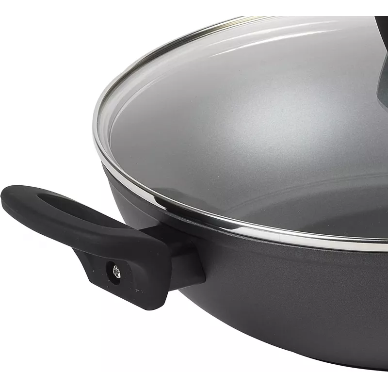 Wok Russell Hobbs RH01709EU 28 cm parelmoer, kookpan met antiaanbaklaag
