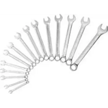 Ring- en steeksleutelset ks tools 512.0215 — metrische maten set (512.0215)
