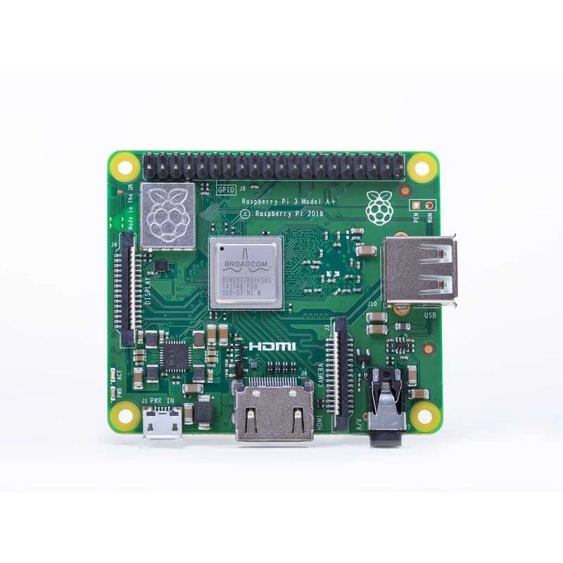 Raspberry Pi 3 Model A+ - singleboardcomputer - Broadcom BCM2837B0 / 1,4 GHz - RAM 512MB - 802,11a/b/g/n/ac, Bluetooth 4,2 (Raspberry Pi 3 Model A+)