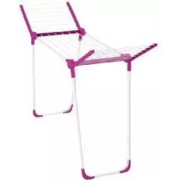 Wasrek Leifheit 81635 roze wit breedte 435 mm diepte 850 mm