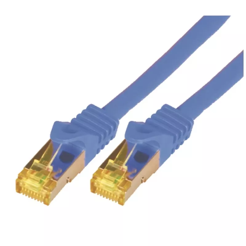 Netwerkkabel M-Cab 7,5 m RJ-45 Cat7 blauw S/FTP