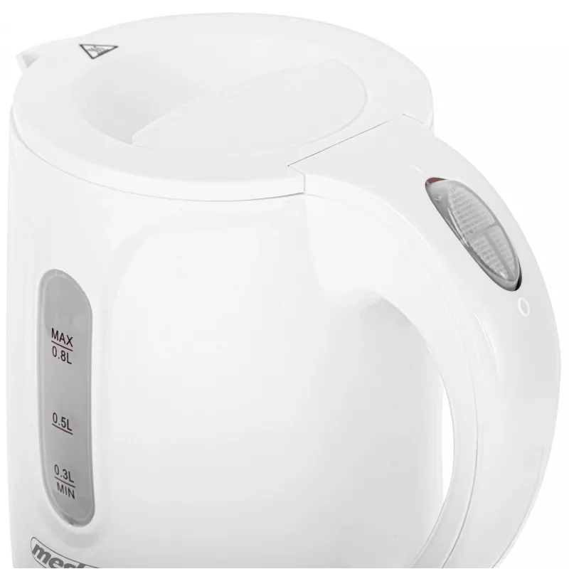 Mesko waterkoker | MS 1376 | Elektrisch | 850 W | 0,8 L | Kunststof | 360°-draaivoet | Wit