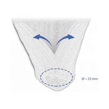Gevlochten slang DeLOCK 20816 10 m x 25 mm wit