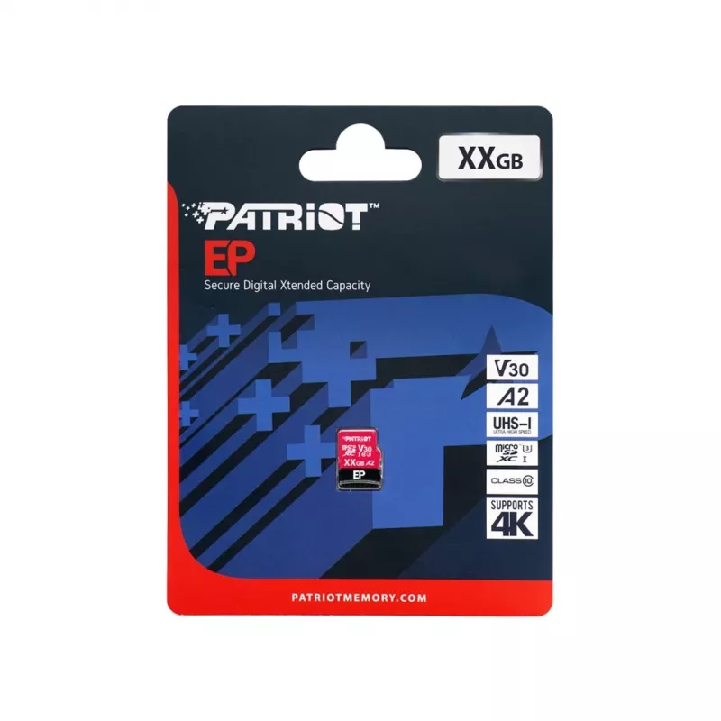Patriot Memory EP A2 geheugenkaart 256 GB MicroSDXC V30 U3 Class 10 (PEF256GEP32MCX)
