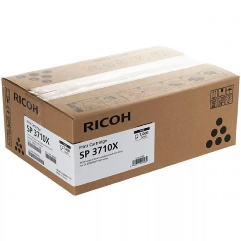 Ricoh SP 3710X (408285) tonercartridge, zwart (SPEC)
