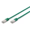 Netwerkkabel Digitus CAT 5e SF/UTP RJ-45 0,5 m groen