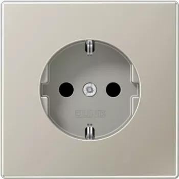 Inbouwdoos JUNG ES 1520 Type F roestvrij staal - inbouw stopcontactbehuizing