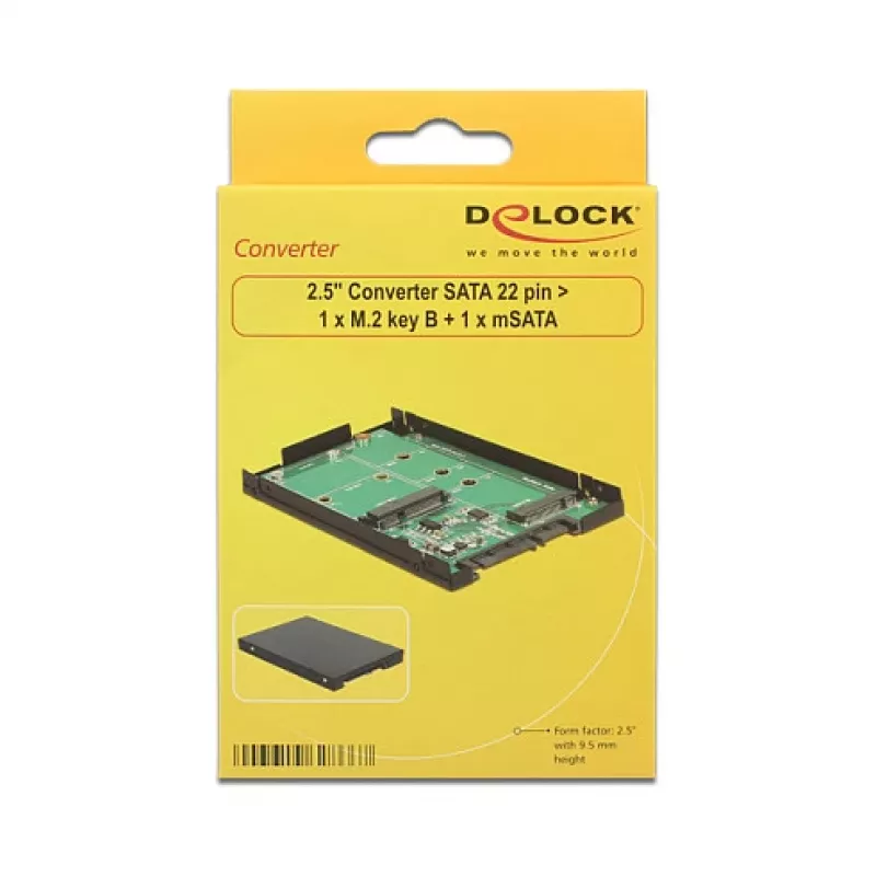 Interfacekaart DeLOCK 62866 intern M.2 mSATA