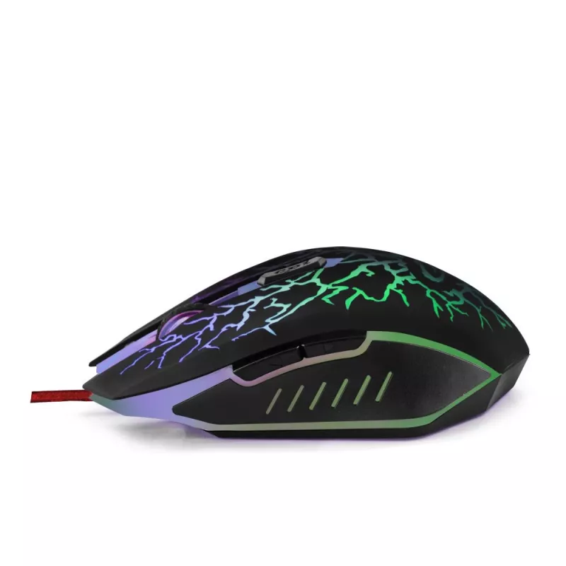 Esperanza MX211 LIGHTNING - muis - USB - muis - optisch - 6 knoppen - zwart
