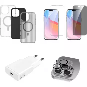 4smarts Value Set voor Apple iPhone 16 Pro MagSafe-compatibel