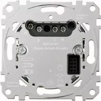 Elektrisch relais Merten MEG5161-0000, metallic, 220–230 V AC, 50–60 Hz, 10 A, kabel 2×2,5 mm²