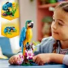 LEGO bouwset exotische papegaai 31136 — Creator displaymodel, 253 onderdelen, 220×120×110 mm