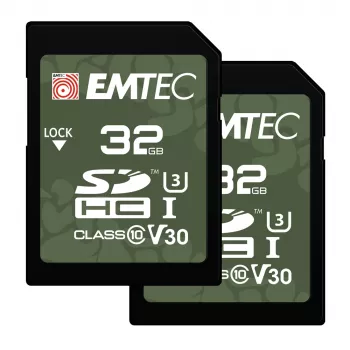 Flashgeheugen Emtec 32GB UHS-I U3 V30 Outdoor ECMSD32GHC10ORP