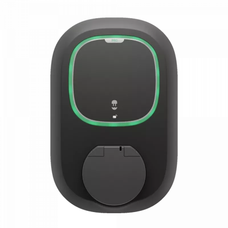 Wallbox Socket | Pulsar Pro | 22 kW | Wi-Fi, 4G, Ethernet, Bluetooth | zwart