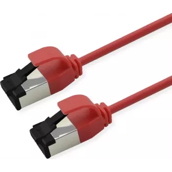 ROLINE U/FTP patchkabel Cat.8.1 LSOH slank rood 0,15m (21.15.3220)