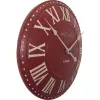 NeXtime klok 3083ro London Roman, Ø34.5 cm, wandklok, rood/wit