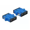 Glasvezelstekker SC bus–bus DELOCK 85991, blauw, 4-pack