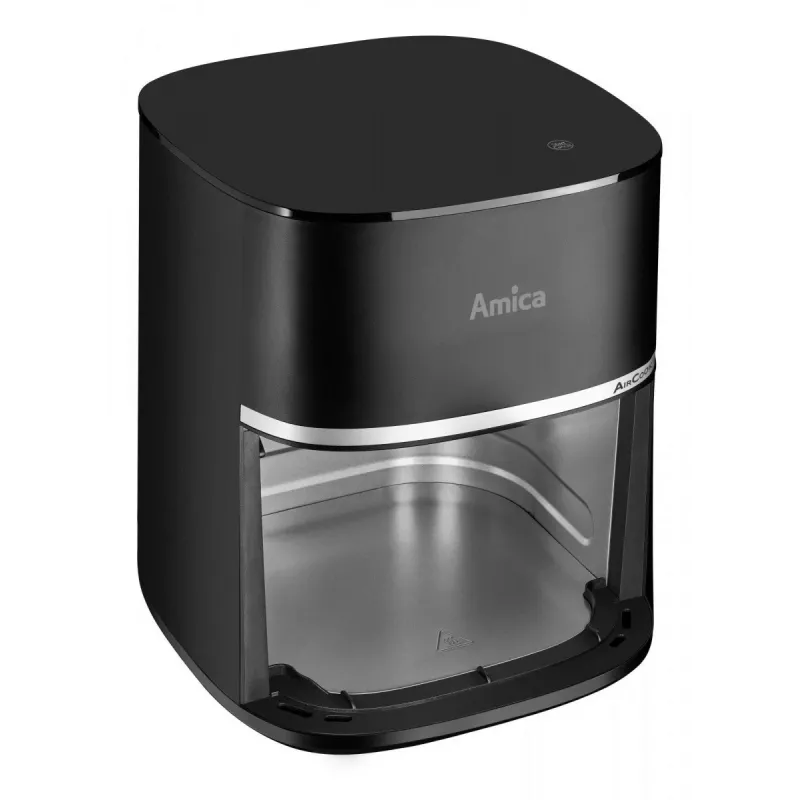 Amica AFM 6020 heteluchtfriteuse, 7,2 l, 1700 W, 10 programma's, lcd-display, zwart