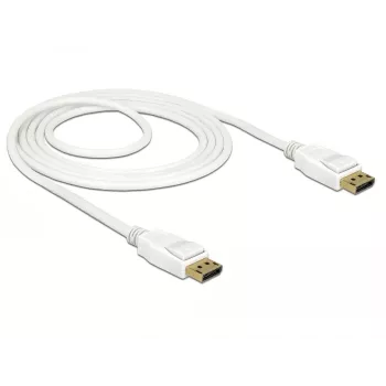 DisplayPort-kabel DeLOCK 85509 1,5 m wit
