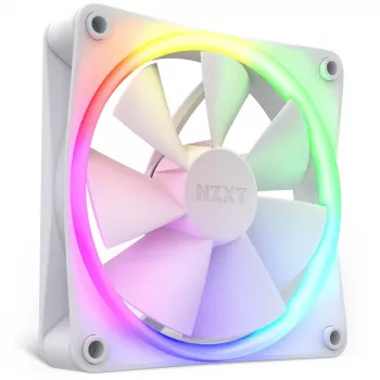 NZXT behuizingsventilator F120 RGB 120 mm wit, 4-polig, 1800 tpm, 50,18 CFM, 18 LEDs