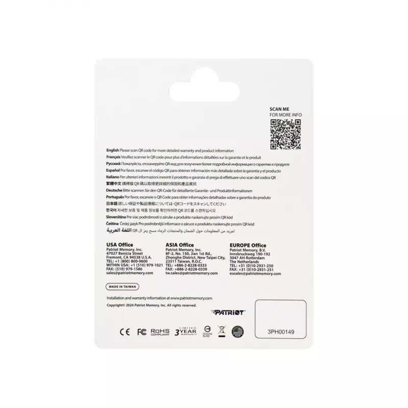 Patriot Memory EP A2 geheugenkaart 128 GB MicroSDXC V30 U3 Klasse 10 (PEF128GEP32MCX)