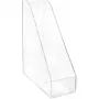 MAUL acryl tijdschriftenhouder A4, helder, dikte: 3,8 mm, afmetingen: (B)98 x (D)263 x (H)307 mm (19510-05)