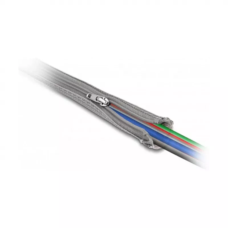 Gevlochten slang DeLOCK 20831 2m x 30mm grijs